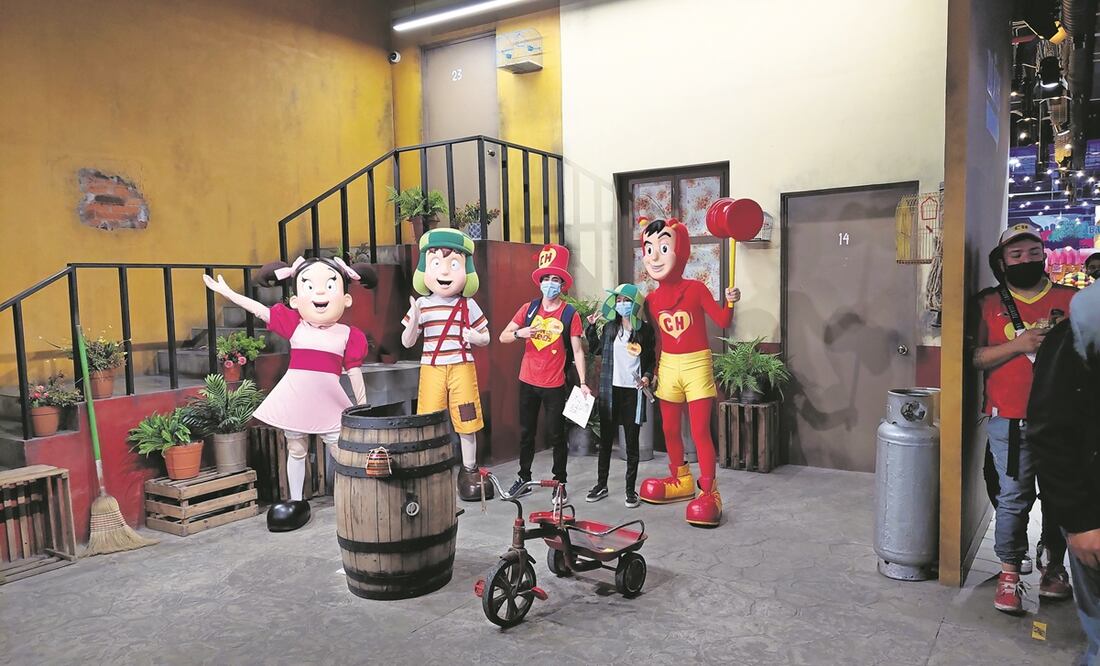 Roberto Gómez Fernández, hijo de Chespirito, explica que el sitio pasó la prueba de la pandemia, pues sigue en pie. A la gente le atrae el concepto y los fans del Chavo del 8 no han dejado de asistir. Fotos: Sughey Baños