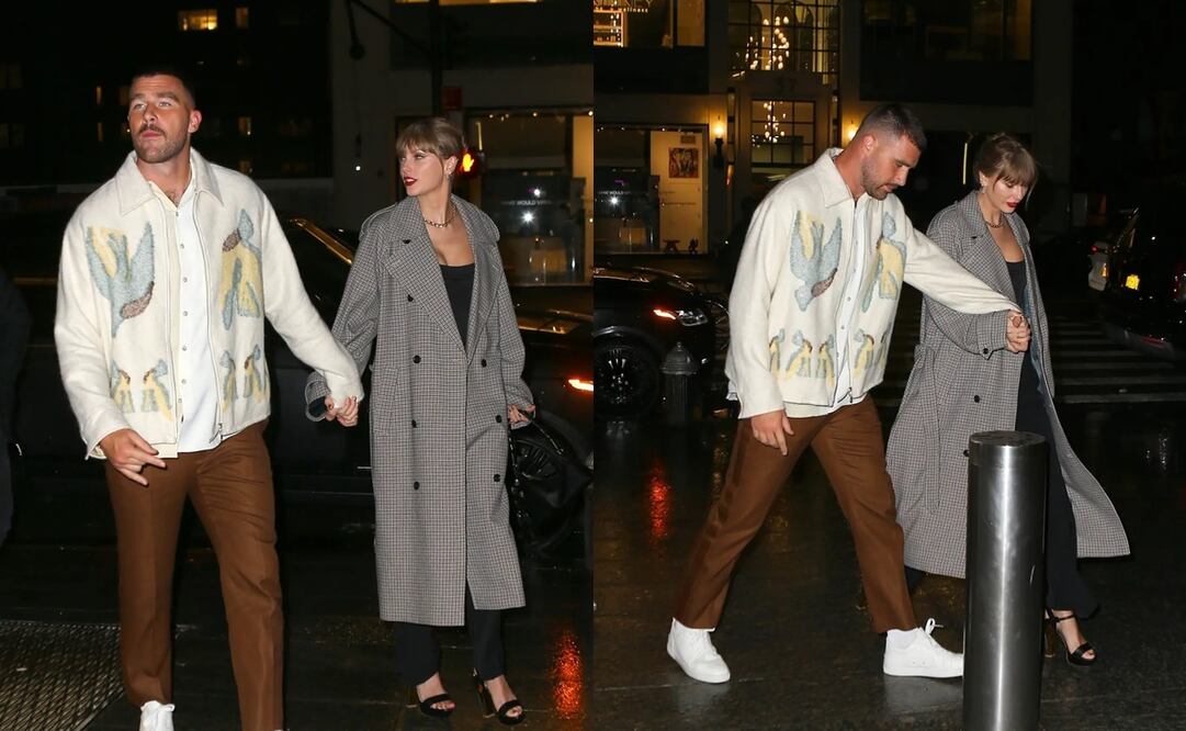 Travis Kelce y Taylor Swift caminan tomados de la mano en New York ¿Ya son novios? FOTO: ESPECIAL