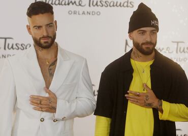 Maluma lleva su réplica en cera de EU a su Colombia