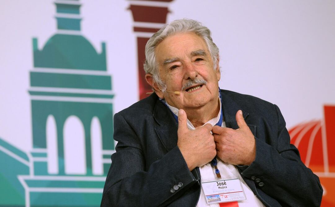 José Mujica visitó México en 2016 para participar en la 72 Asamblea General de la Sociedad Interamericana de Prensa en la Ciudad de México. Foto: EFE