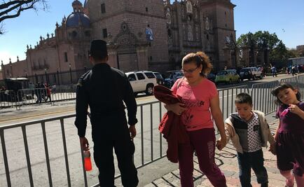 Centro de Morelia, una fortaleza por visita del Papa