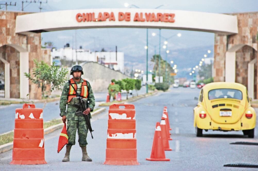 Chilapa es el caso más alarmante del estado, puesto que pasó del lugar 19 al cuarto entre los municipios más violentos. (ARTURO DE DIOS. EL UNIVERSAL)