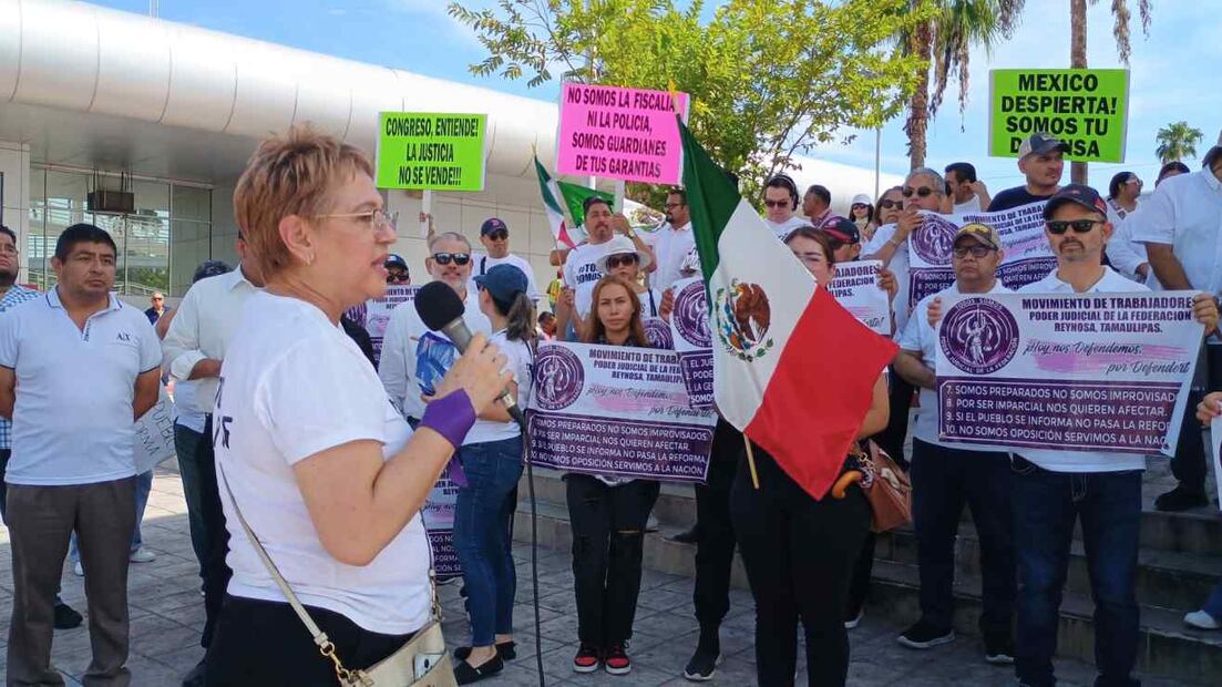 Manifestaron que seguirán defendiendo la independencia judicial, defendiendo las libertades del país. Foto: Sandra Tovar/EL UNIVERSAL