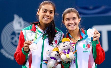 México gana plata en dobles de tenis femenil