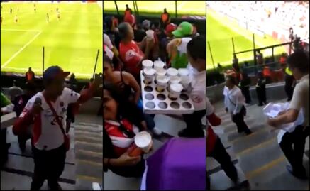 Fidel Kuri regala cervezas a aficionados de Veracruz