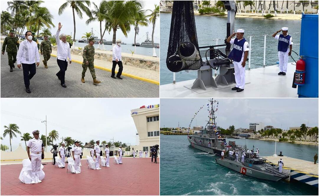 Marinos que atienden Covid-19 reciben distintivo “Para Servir a México”