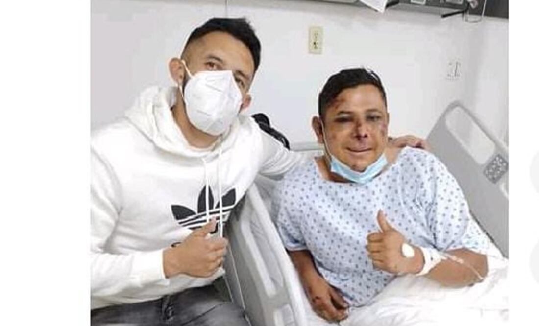El arquero colombiano se tomó fotografías con algunos aficionados heridos - FOTO: Especial