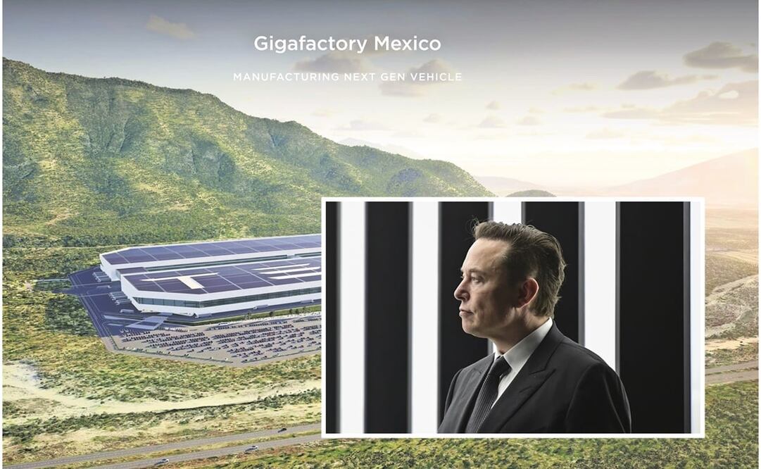 Elon Musk, CEO de Tesla. Foto: Patrick Pleul/AP y Twitter @Tesla