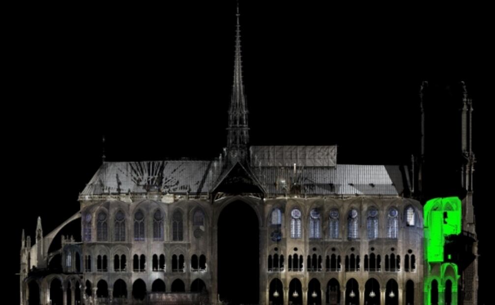 El modelo 3D más exacto de Notre Dame espera en EU