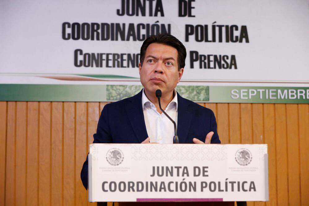 Mario Delgado, coordinador de los diputados de Morena (ARCHIVO. EL UNIVERSAL)