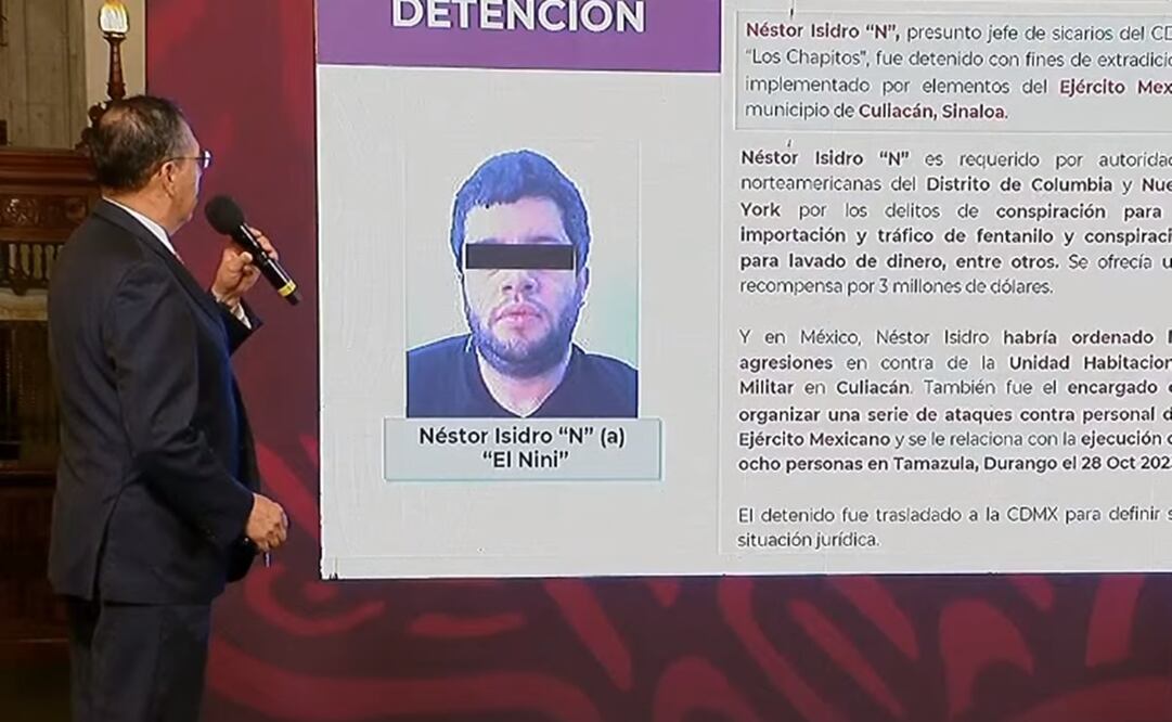 A Pérez Salas se le relaciona con la ejecución de ocho personas en Tamazula, Durango, el pasado 28 de octubre. Foto: Captura