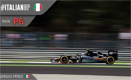 “Checo” se va contento de Monza