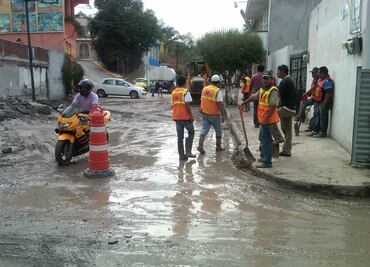 Daña tromba a 4 localidades de Tepeji del Río