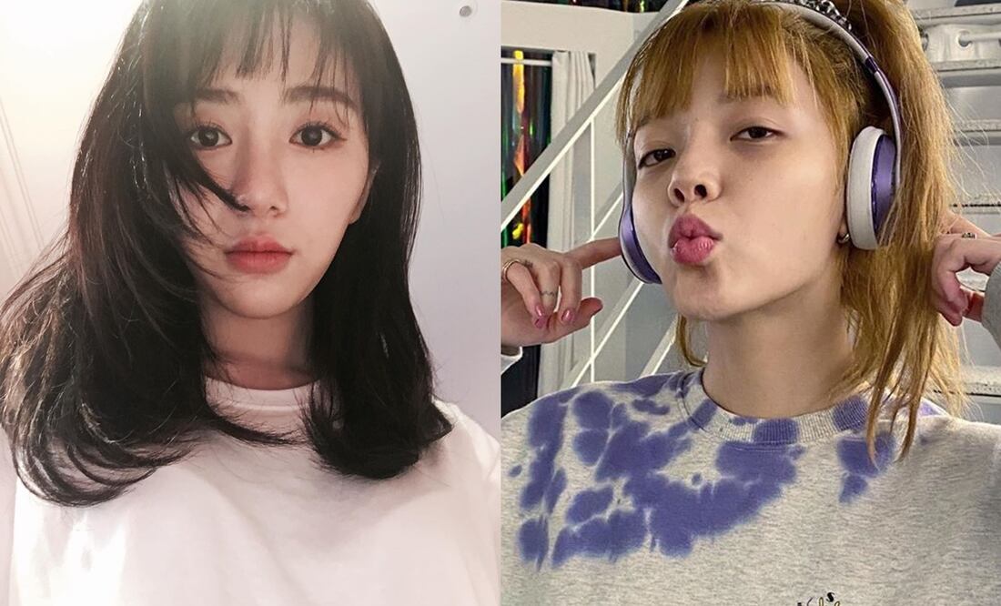 Mina y Jimin. Fotos: Instagram