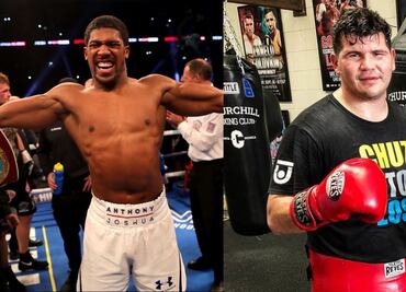 Anthony Johua entrena con el 'doble' de Andy Ruiz
