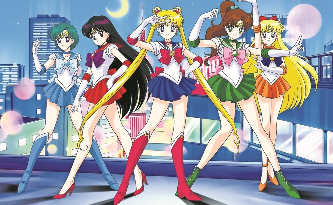 Las guerreras principales representaban a Mercurio, Marte, la luna, Júpiter y Venus. Fotos: TOEI ANIMATION y cortesía