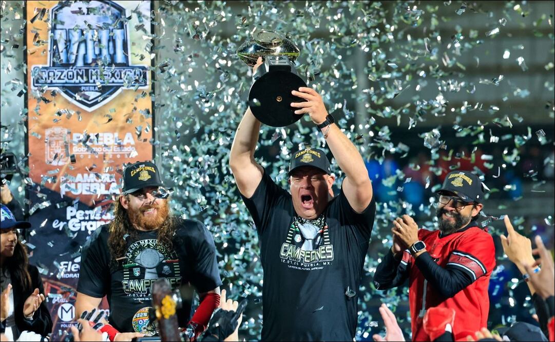 Mexicas abrazó el caos y se coronó campeón del Tazón México VIII al derrotar a los Osos en Puebla / FOTO: Cortesía LFA