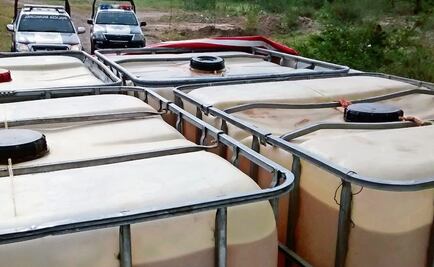 Aseguran más de 16 mil litros de combustible y 11 vehículos en Sinaloa
