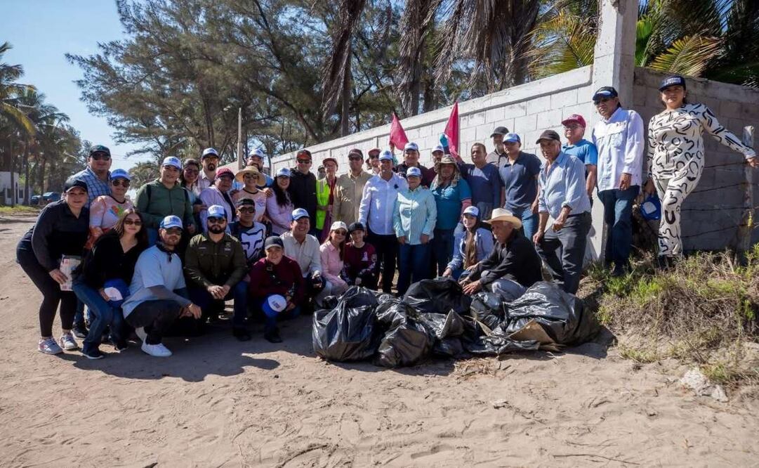 Sinaloa participa en la Campaña Nacional de Limpieza y Conservación de Playas y Costas de México 2025-2030. Foto: Especial