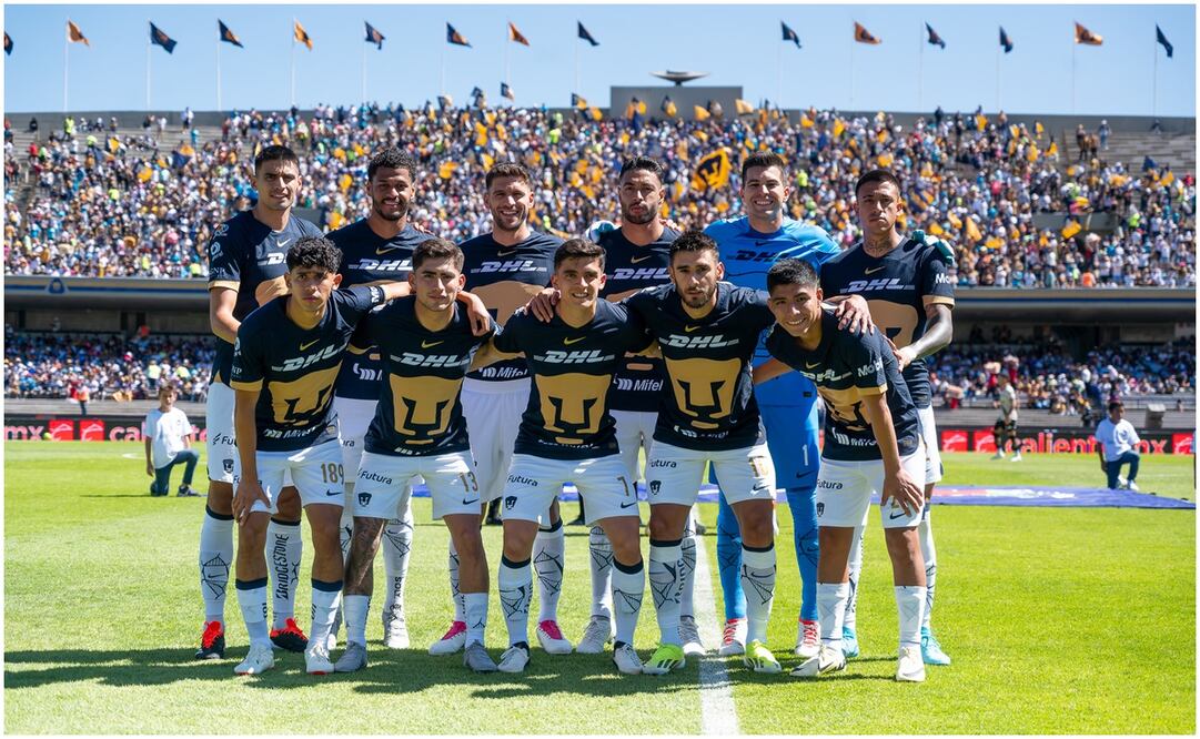 Pumas estrenó combinación de uniforme el pasado fin de semana- Foto: Imago7