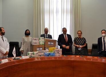 Embajada de Israel dona insumos médicos para la CDMX