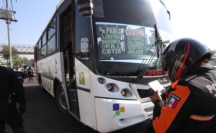 Operativo contra transporte público sin verificar afecta a usuarios en Toluca