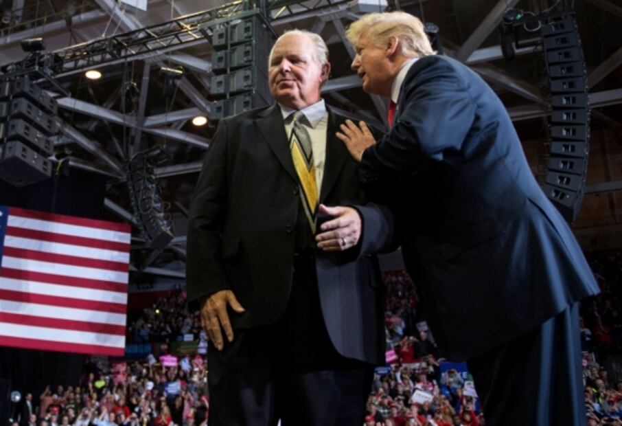 Rush Limbaugh, el conservador estadounidense que popularizó el término "feminazi"