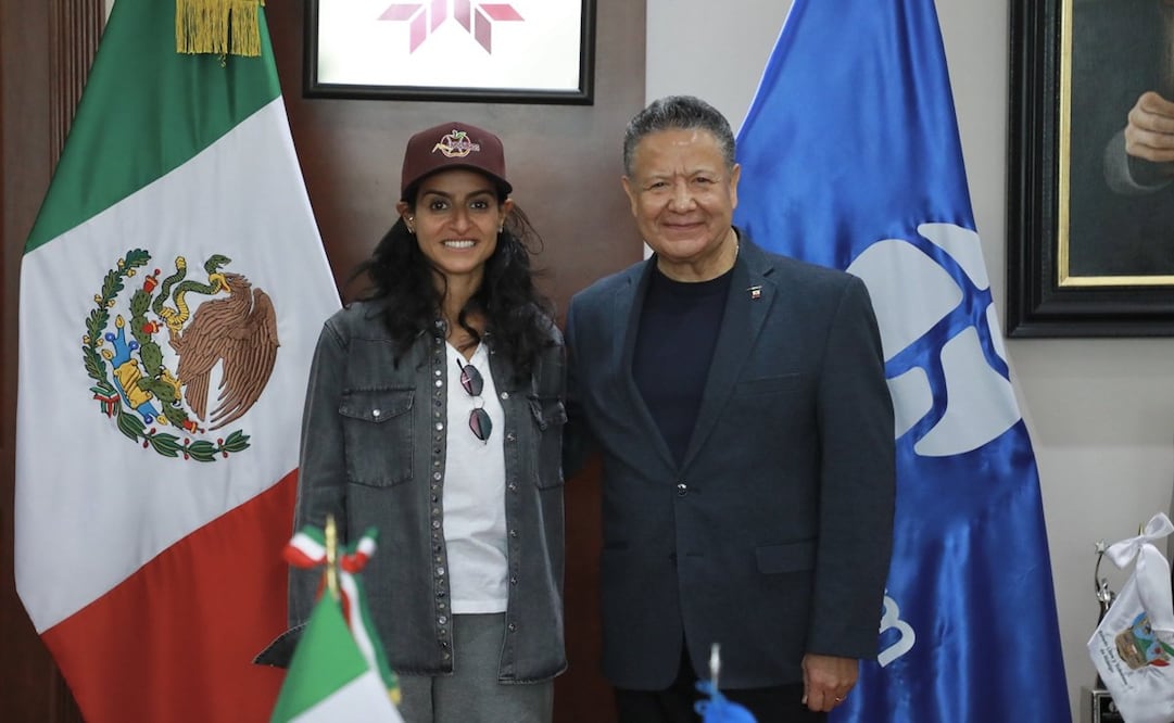La secretaria general de ONU Turismo se reunió con el gobernador Julio Menchaca Salazar en el Edificio de Gobierno. Foto: Especial