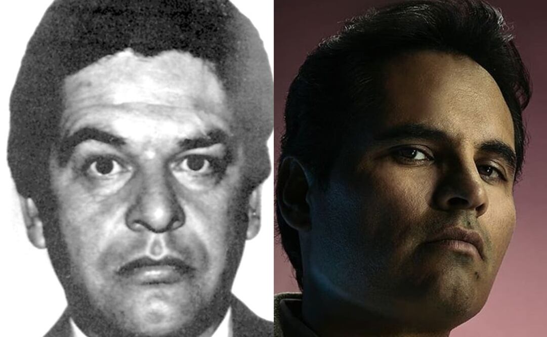 Enrique "Kiki" Camarena en la vida real y el actor Michael Peña. FOTO: Archivo/EL UNIVERSAL e Instagram