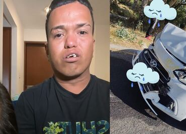 FOTOS: Medio Metro sufre accidente en auto y preocupa a sus fans