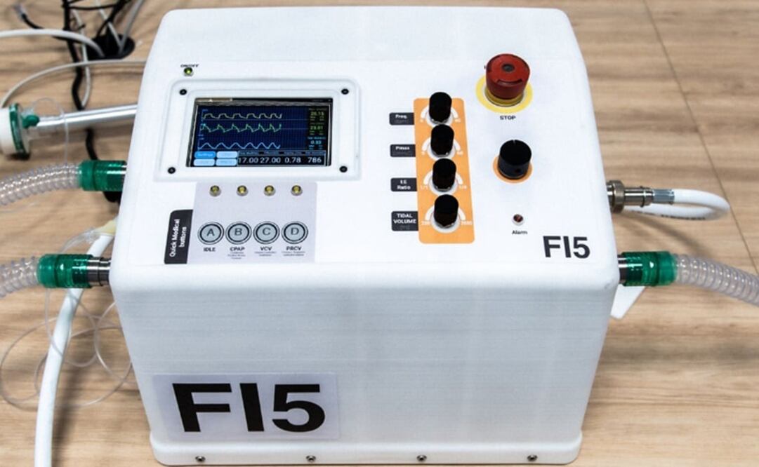 Scuderia Ferrari and Italian Institute of Technology donate FI5 ventilator to Mexico