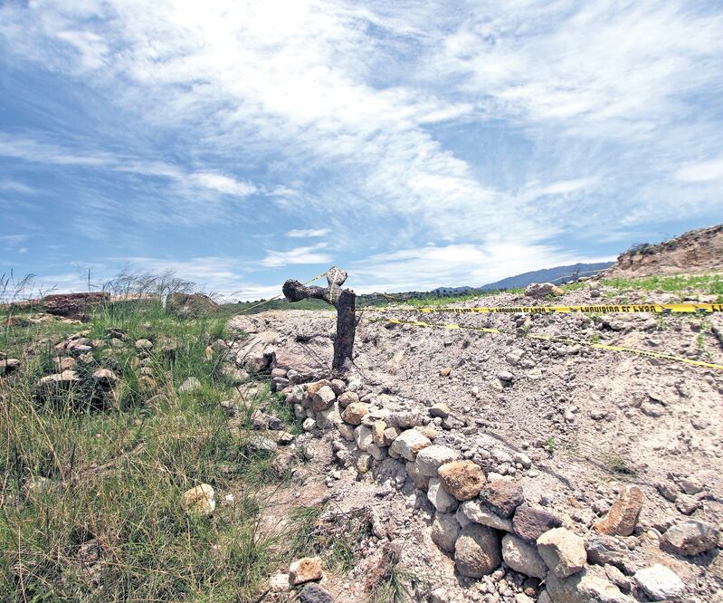 El proyecto de restauración está a cargo de los arqueólogos Mario Córdova e Isaac Ramírez. Foto: CARLOS MEJÍA. EL UNIVERSAL