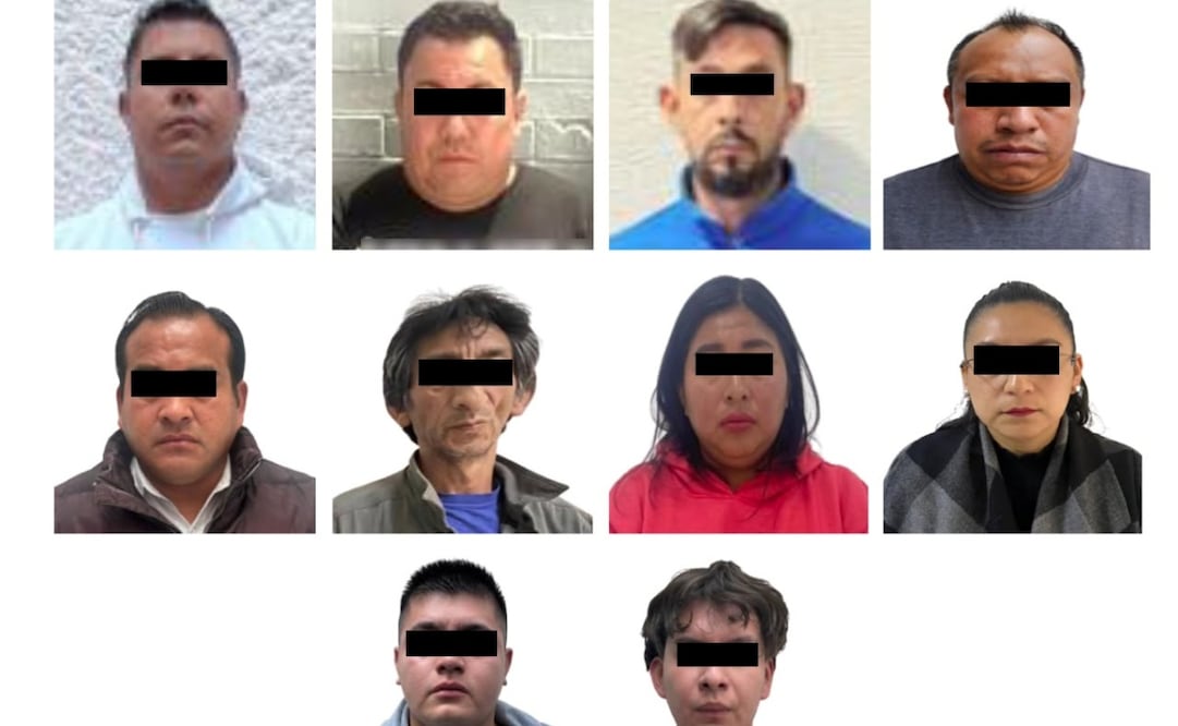 Integrantes de grupo dedicado al fraude. Fotos: especiales