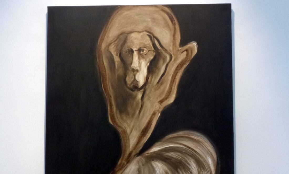 "Cipión", uno de los personajes caninos de Cervantes. FOTO: Notimex.