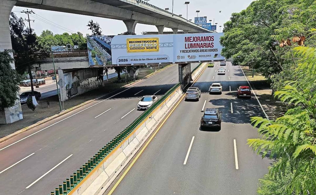 La inversión en Periférico Norte fue de mil 263 millones de pesos, que incluyó el reencarpetado de 108 kilómetros de la vialidad. Foto: GISELA GONZÁLEZ/EL UNIVERSAL