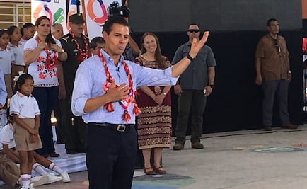 Quienes están contra la reforma educativa, están contra México: Peña Nieto