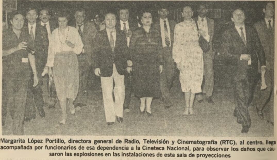 En 1982, parte de la historia se borró con el incendio de la Cineteca Nacional