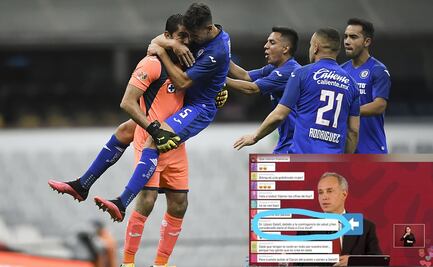 Aficionado pregunta a López-Gatell si Cruz Azul será campeón de Liga MX