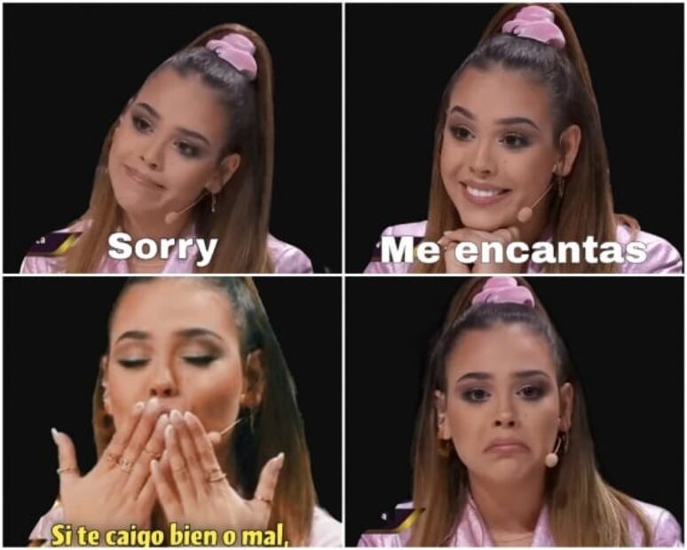 Danna Paola genera stickers y memes