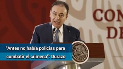 AMLO: "No había elementos de Seguridad para combatir