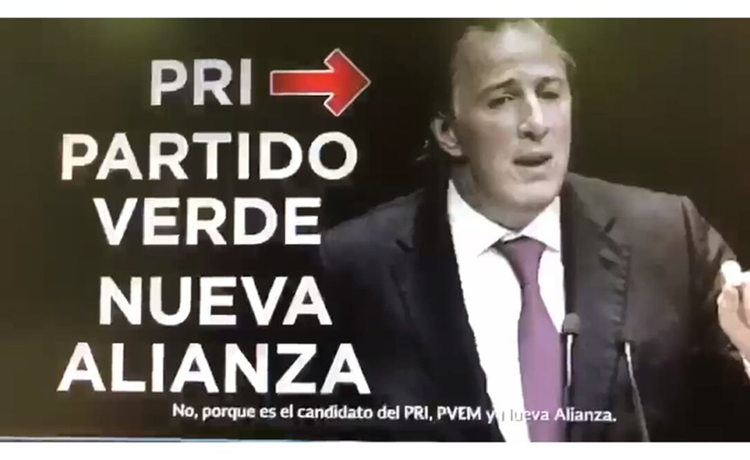 Imagen tomada del spot difundido por el PAN