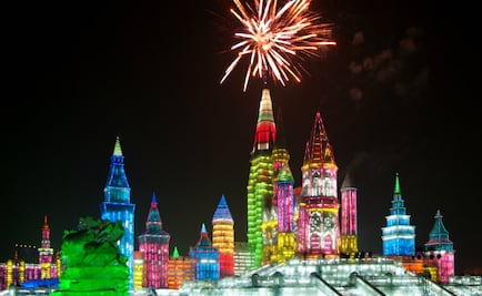 Construyen una ciudad de hielo en China