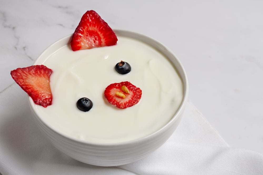 El yogur griego es un aliado para el bienestar digestivo y una fuente natural de proteínas. Foto: Freepik