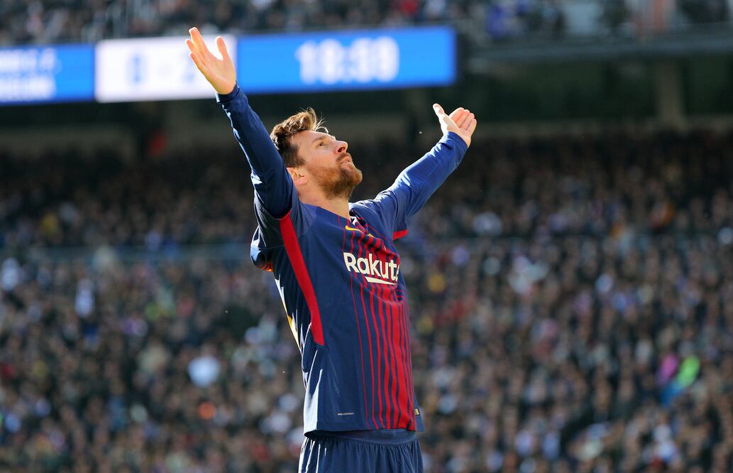 Reuters. Messi celebrando el triunfo ante el Real Madrid