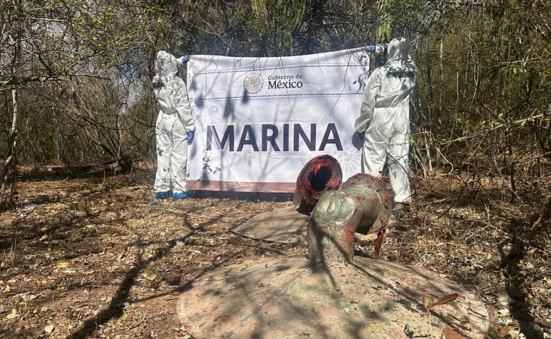 Personal naval ha asegurado más de 30 toneladas de metanfetamina y aproximadamente 133 toneladas de sustancias químicas en diferentes acciones operativas en estos casi dos meses de 2025. Foto: Especial