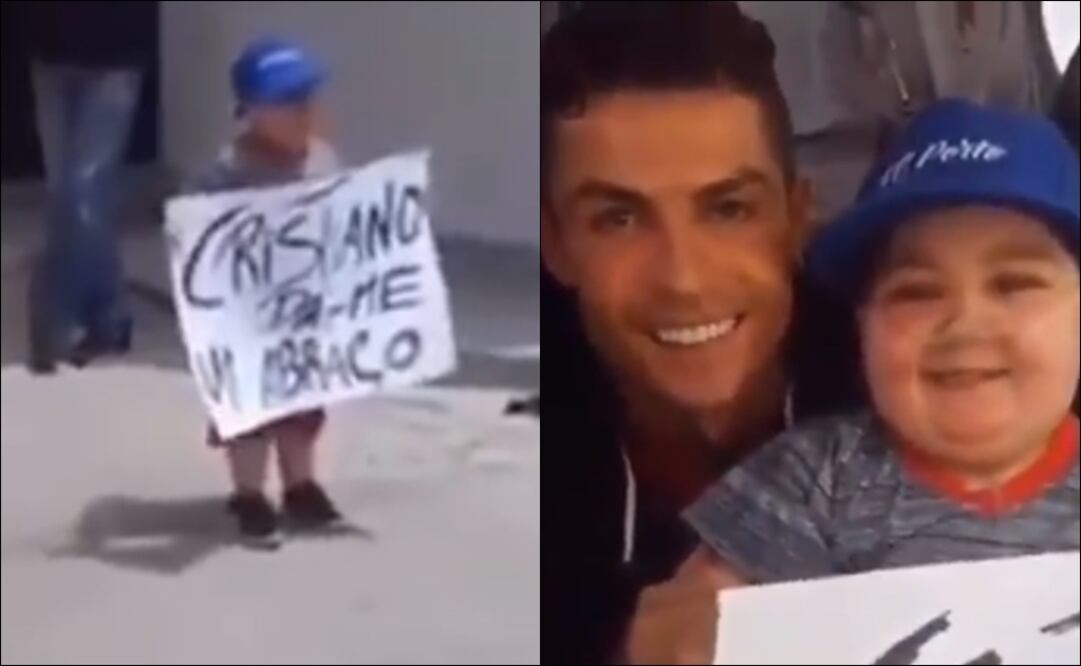 'CR7' cumplió el sueño de un niño llamado Eduardo. Foto: Especial