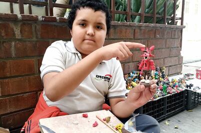 Esculturas con alma de plastilina para sobrevivir