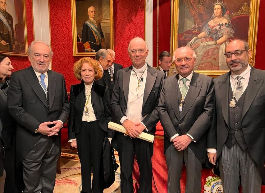 El historiador Enrique Krauze ya es académico honorario a la Real Academia de Ciencias Morales y Políticas de España.
Foto: Real Academia de Ciencias Morales y Políticas de España