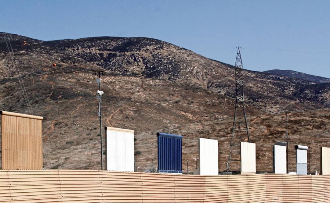 Los ocho prototipos de pared fueron presentados en octubre pasado cerca de San Diego, California Foto:Archivo