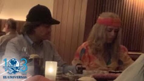 Captan a Peña Nieto y Tania Ruiz disfrazados en Nueva York